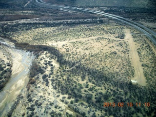 aerial - Eagle Roost flight in Charles R's airplane - Alamo Lake