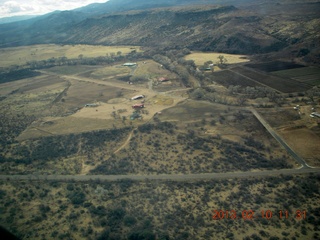 aerial - Eagle Roost flight in Charles R's airplane - airstrip