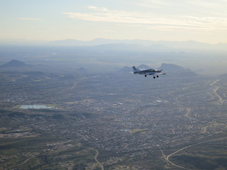 1097 86q. Sean G grapevine pictures - N8377W in flight