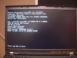 25 86w. Windows 7 laptop crash at work