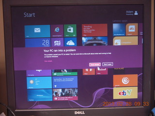 28 86w. Windows 8 crash at work