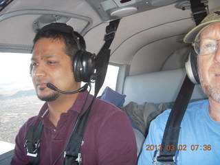 378 872. Yaseen and Adam flying in N8377W