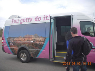 Sedona - Pink Jeep tour van