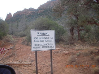 Sedona - Pink Jeep tour - sign