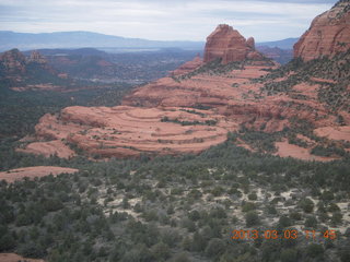 Sedona - Pink Jeep tour - Don, Fatemah, and Kevin up the hill