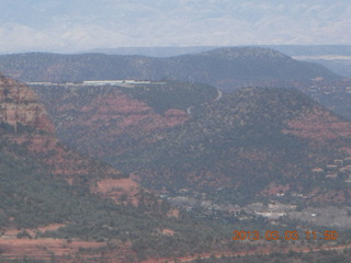 Sedona - Pink Jeep tour - Adam at the trail summit