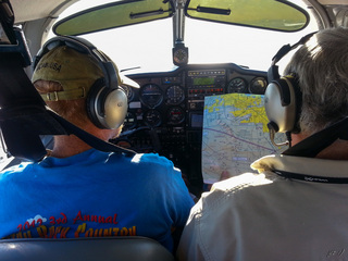 389 87b. Yaseen's pictures - Adam and Jim G flying in N8377W