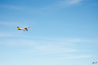 Yaseen's pictures - airplane flying over Cactus Fly-in