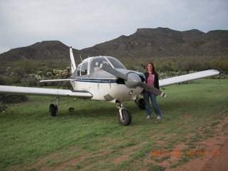 1156 87g. Theresa Q and N8377W at Red Creek