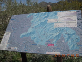 Lost Dog Wash hike - map