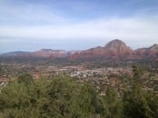 Theresa Q's (small) pictures - aerial of Sedona