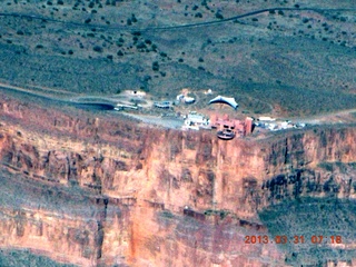 147 87x. aerial - Grand Canyon + Skywalk