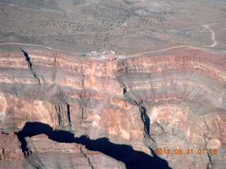 148 87x. aerial - Grand Canyon + Skywalk