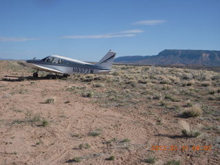 37 87x. Grand Gulch airstrip - N8377W