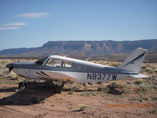 38 87x. Grand Gulch airstrip - N8377W