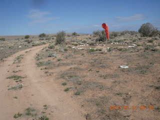 49 87x. Grand Gulch run - wind sock