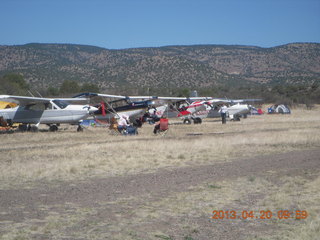 12 88l. Double Circle Ranch at Eagle Creek - airplanes and tents