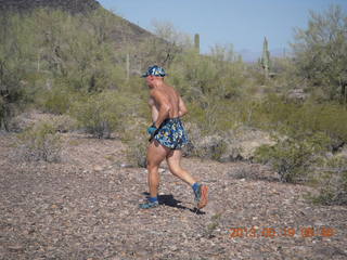 Adam running at Windmill (back)