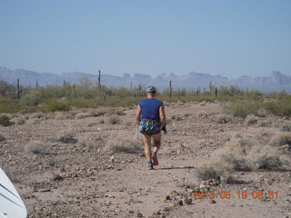 94 89k. Adam running at Windmill (back)