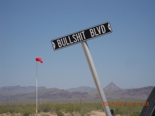 Bullshit Boulevard at Alamo Lake