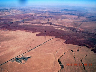 aerial - painted desert