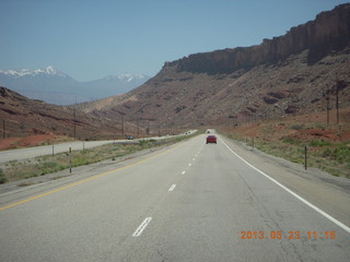 driving to Moab