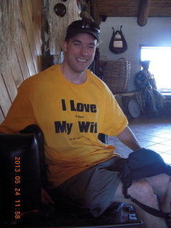 89 89q. Caveman Ranch - cool t-shirt I Love My Wife