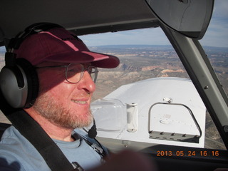 aerial - along Colorado River to Mack Mesa
