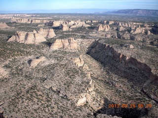 aerial - north of Mexican Mountain