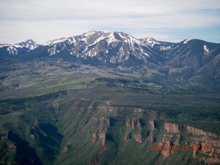 aerial - LaSal Mountains
