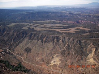 83 89r. aerial - LaSal Mountains area