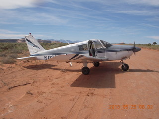 93 89r. N8377W at Rockland airstrip