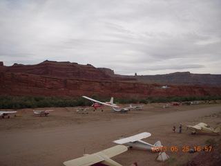 209 89r. Caveman Ranch - very low fly-by