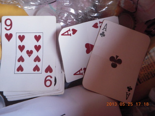 224 89r. Caveman Ranch - poker cards