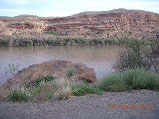 4 89s. driving Route 128 along the Colorado River