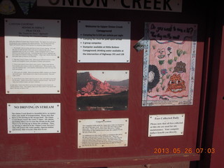 35 89s. Onion Creek drive sign