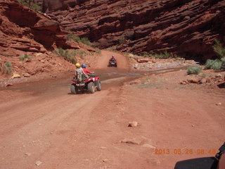 Onion Creek drive - Adam and red Jeep