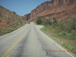 Route 128 along the Colorado River
