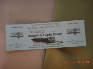 109 89s. ticket for night boat ride