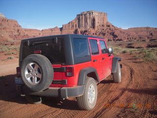 Harrah Pass drive - my red Jeep