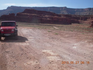58 89t. Chicken Corner drive - my red Jeep