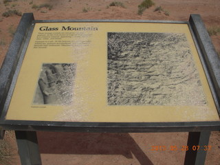 Caineville Wash Road - Glass Mountain sign