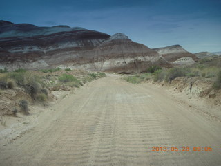 Caineville Wash Road - washboard road