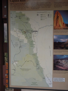 Capitol Reef National Park - map
