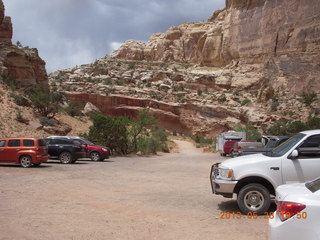 Capitol Reef National Park - scenic drive - cars