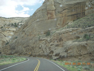 Capitol Reef National Park - scenic drive - sign