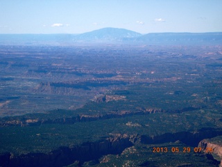 53 89v. aerial - near Capitol Reef - Navajo Mountain