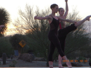 Negrito work party - N8377W and spine sculpture