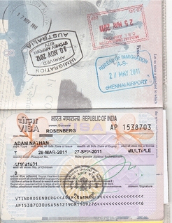 India visa in my passport