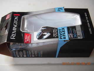 new electric razor box Remington Pivot&Flex F3 shaver